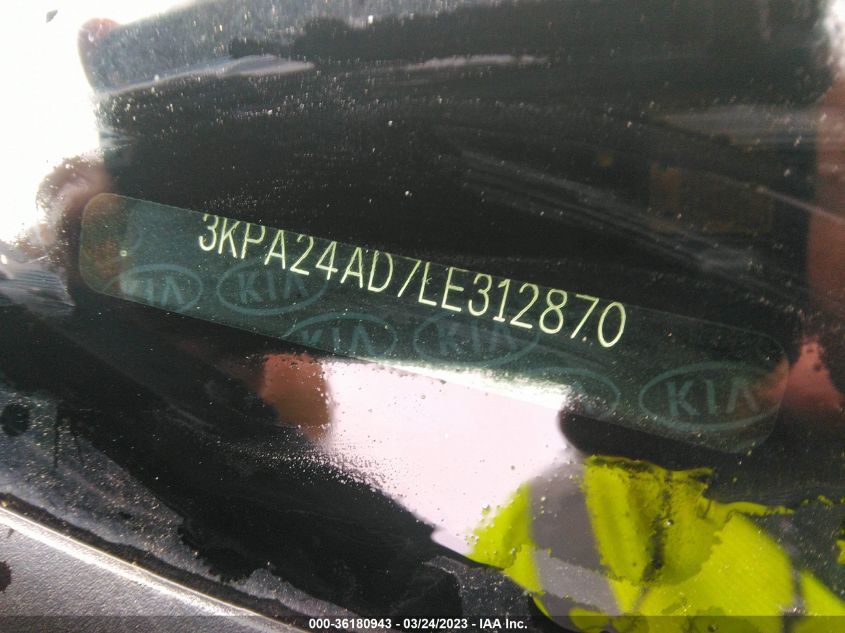 2020 KIA RIO LX - 3KPA24AD7LE312870