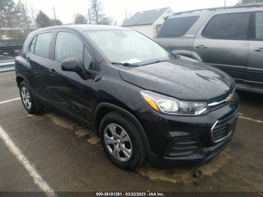 2017 CHEVROLET TRAX LS - 3GNCJKSB4HL277972