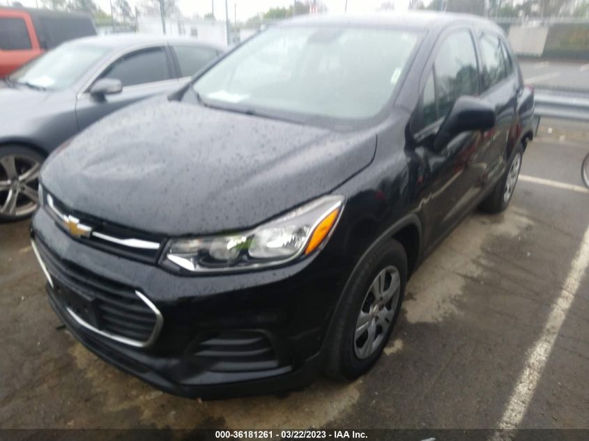2017 CHEVROLET TRAX LS - 3GNCJKSB4HL277972