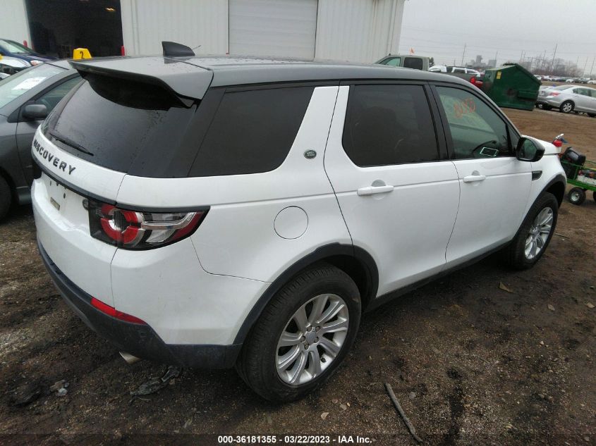 2018 LAND ROVER DISCOVERY SPORT SE - SALCP2RX8JH757390