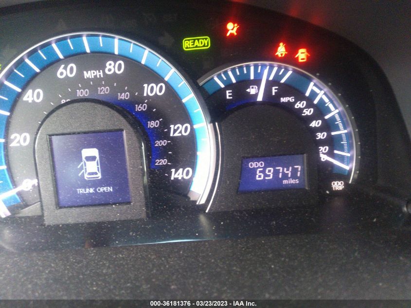 2013 TOYOTA CAMRY HYBRID LE/XLE - 4T1BD1FK3DU085874