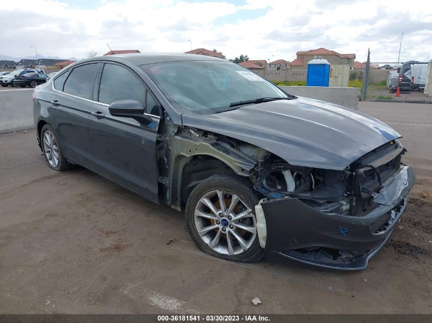 2017 FORD FUSION SE - 3FA6P0H71HR109205