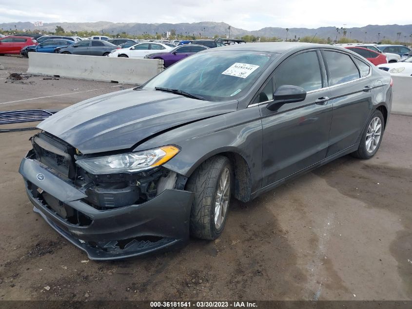 2017 FORD FUSION SE - 3FA6P0H71HR109205