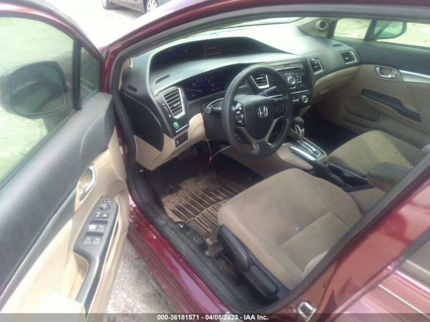 2013 HONDA CIVIC EX - 2HGFB2F89DH510931
