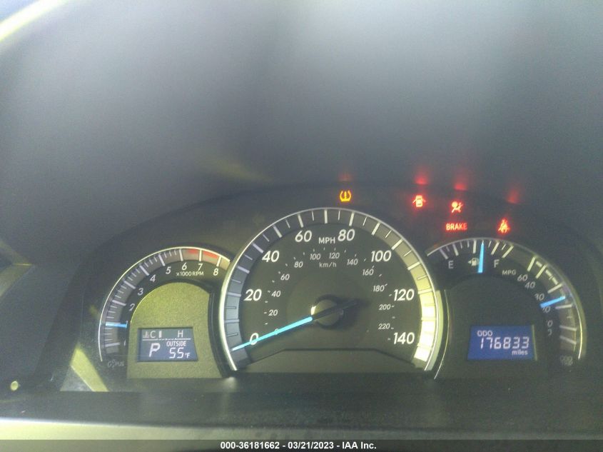 2013 TOYOTA CAMRY L/LE/SE/XLE - 4T1BF1FKXDU276296