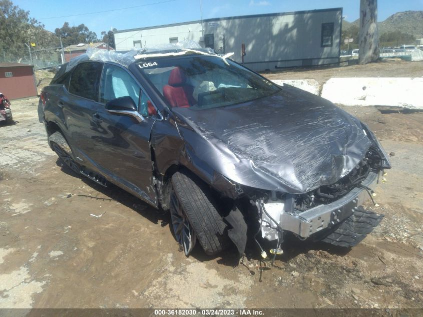2022 LEXUS RX RX 450H F SPORT HANDLING - 2T2YGMDA1NC088705