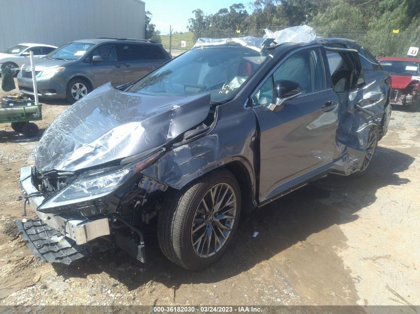 2022 LEXUS RX RX 450H F SPORT HANDLING - 2T2YGMDA1NC088705