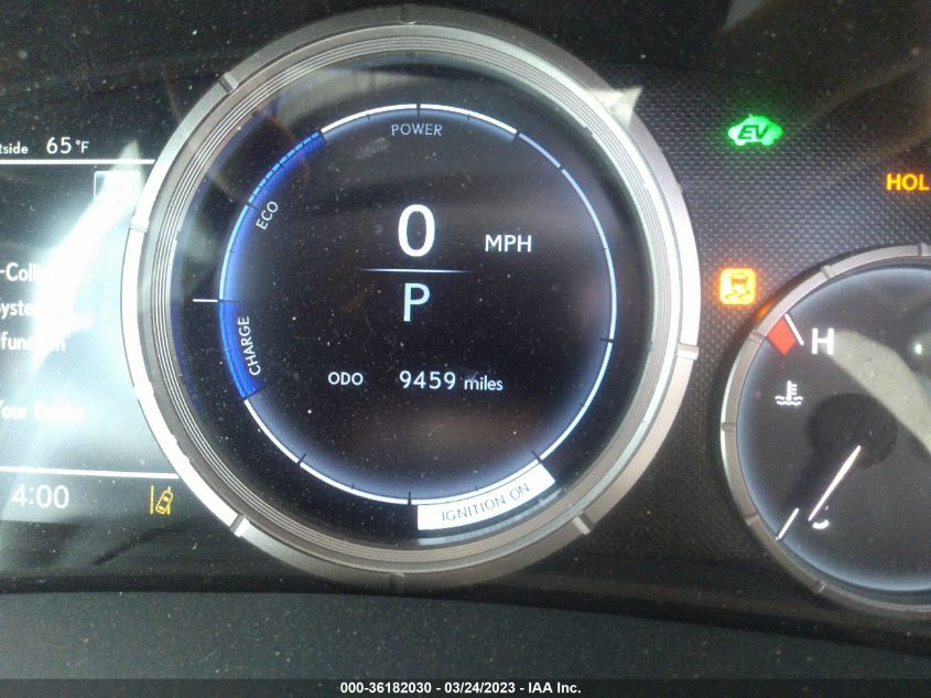 2022 LEXUS RX RX 450H F SPORT HANDLING - 2T2YGMDA1NC088705