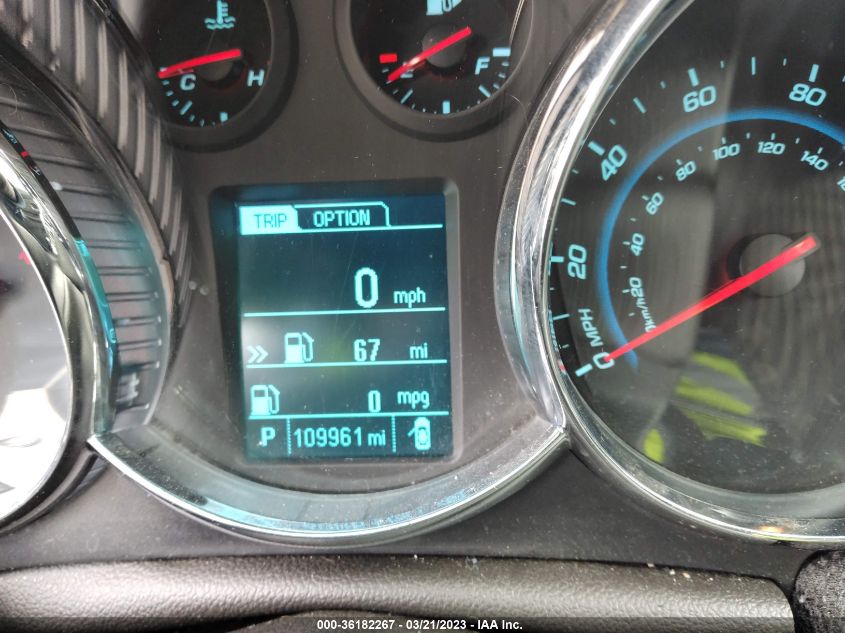 2014 CHEVROLET CRUZE LTZ - 1G1PG5SB3E7400549