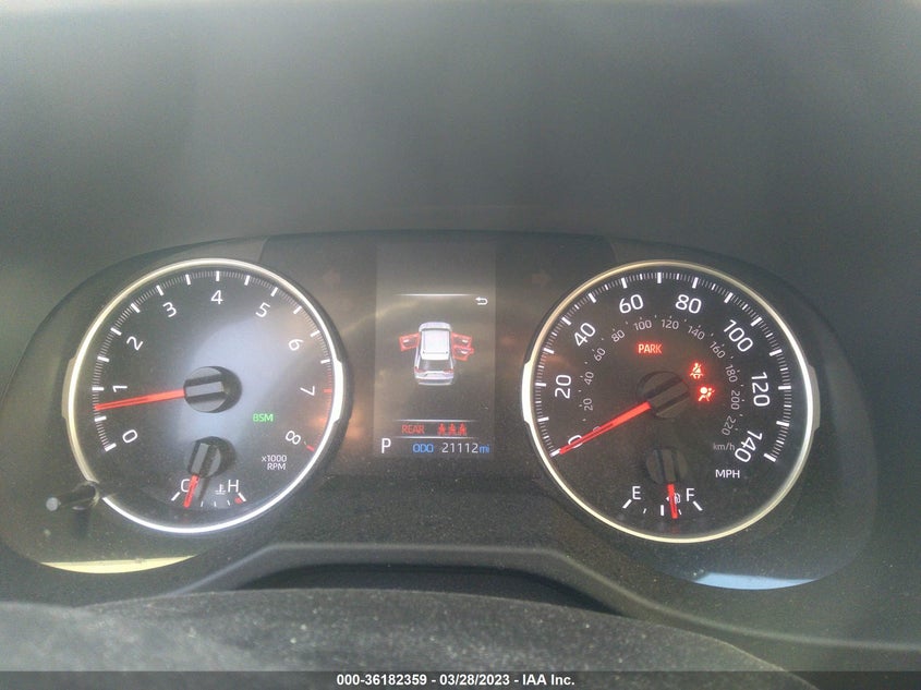VIN 2T3P1RFV8NW263388 2022 TOYOTA RAV4 XLE