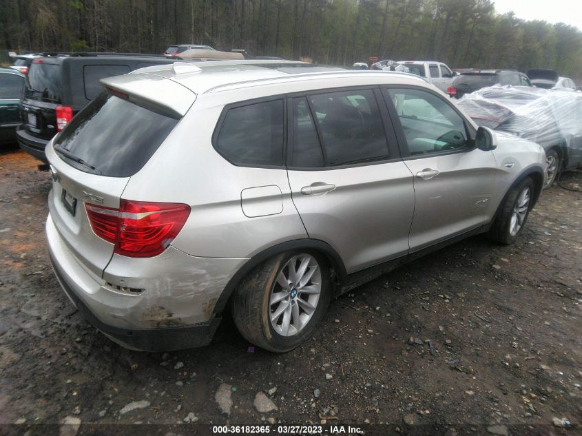 2015 BMW X3 XDRIVE28I - 5UXWX9C53F0D55367