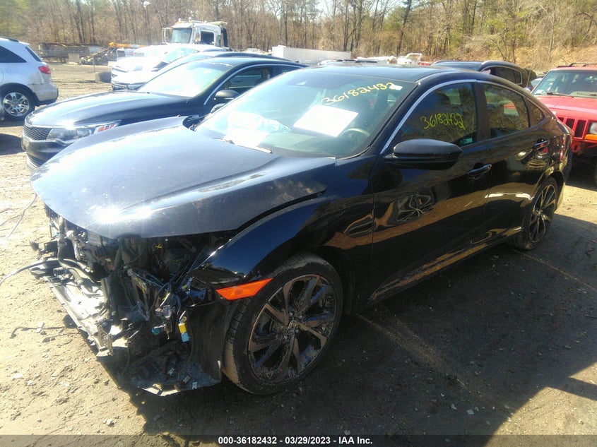 VIN 2HGFC2F81MH503047 2021 HONDA CIVIC SEDAN SPORT