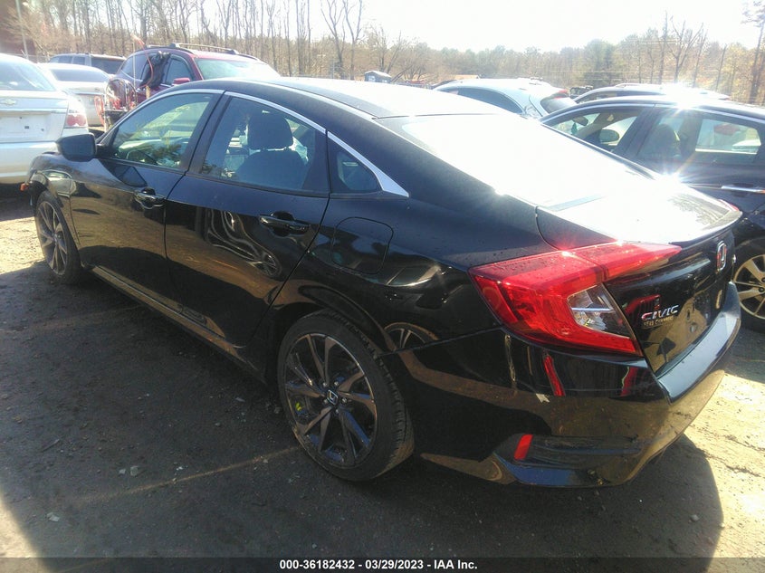 VIN 2HGFC2F81MH503047 2021 HONDA CIVIC SEDAN SPORT