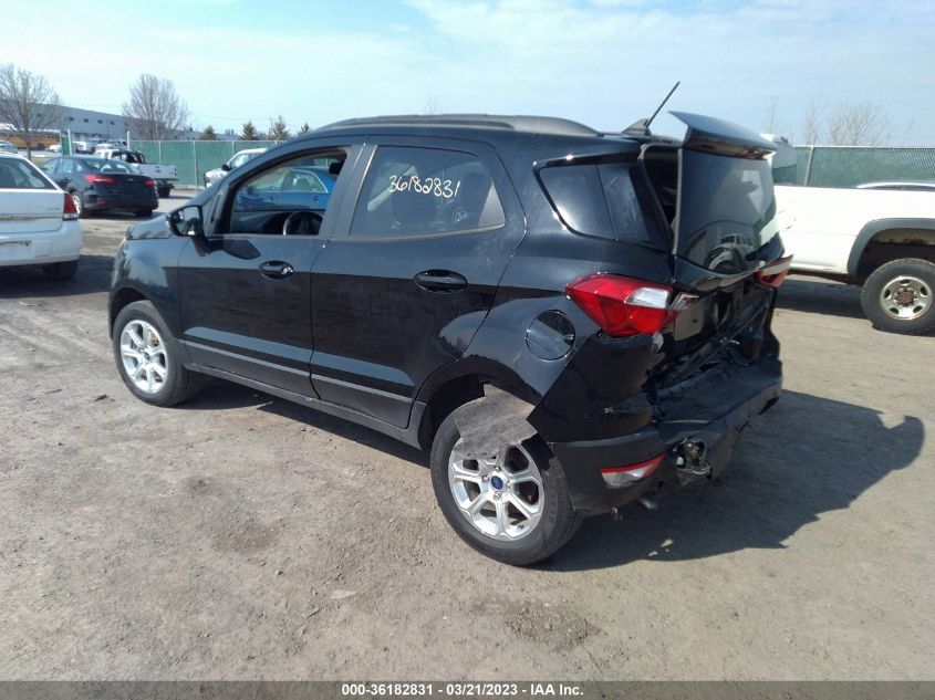VIN MAJ6S3GL4KC294970 2019 FORD ECOSPORT SE