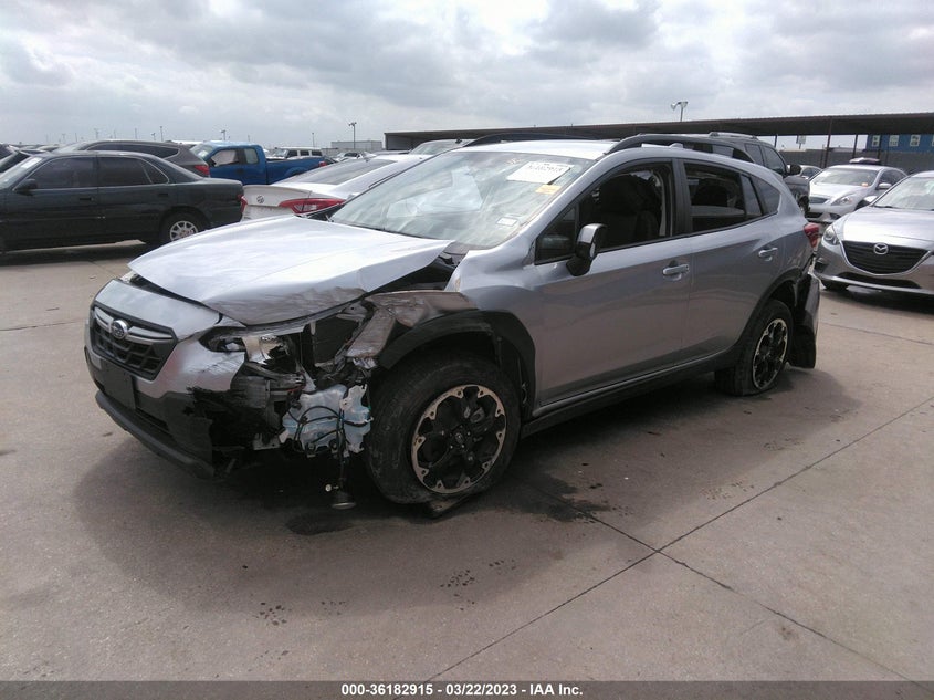 VIN JF2GTAPCXM8325792 2021 SUBARU CROSSTREK PREMIUM