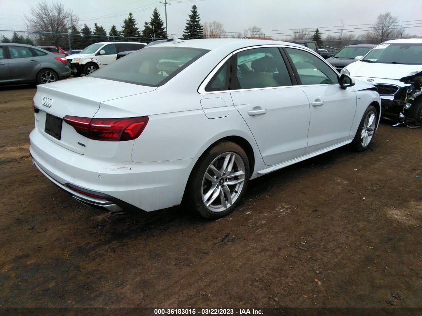 2020 AUDI A4 PREMIUM PLUS - WAUENAF47LA039624