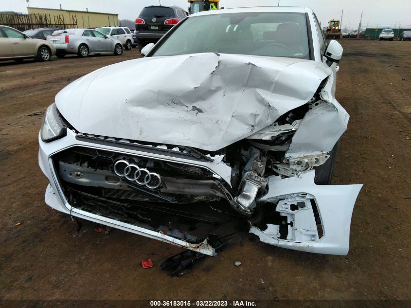 2020 AUDI A4 PREMIUM PLUS - WAUENAF47LA039624