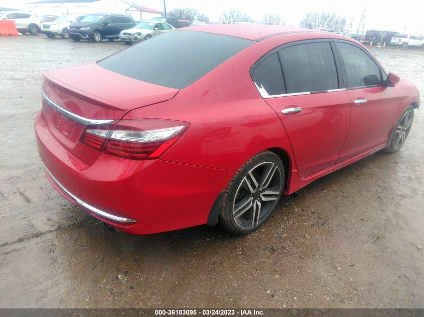 2017 HONDA ACCORD SEDAN SPORT - 1HGCR2F51HA194482