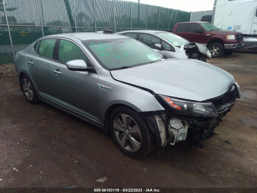 2014 KIA OPTIMA HYBRID EX - KNAGN4AD4E5069385
