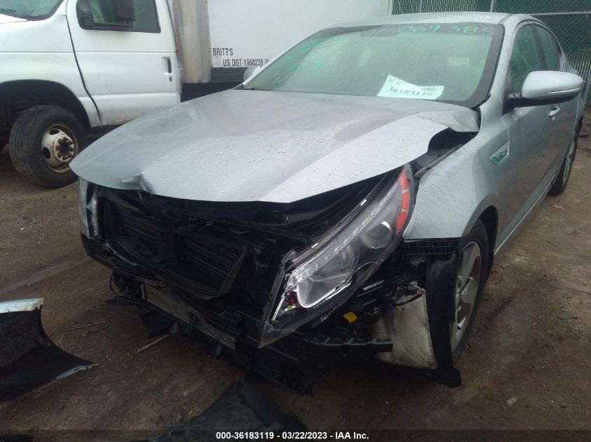 2014 KIA OPTIMA HYBRID EX - KNAGN4AD4E5069385