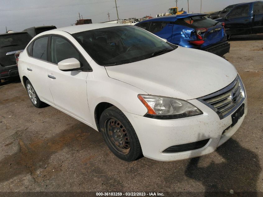 2014 NISSAN SENTRA S/FE+ S/SV/FE+ SV/SR/SL - 3N1AB7AP9EL681355