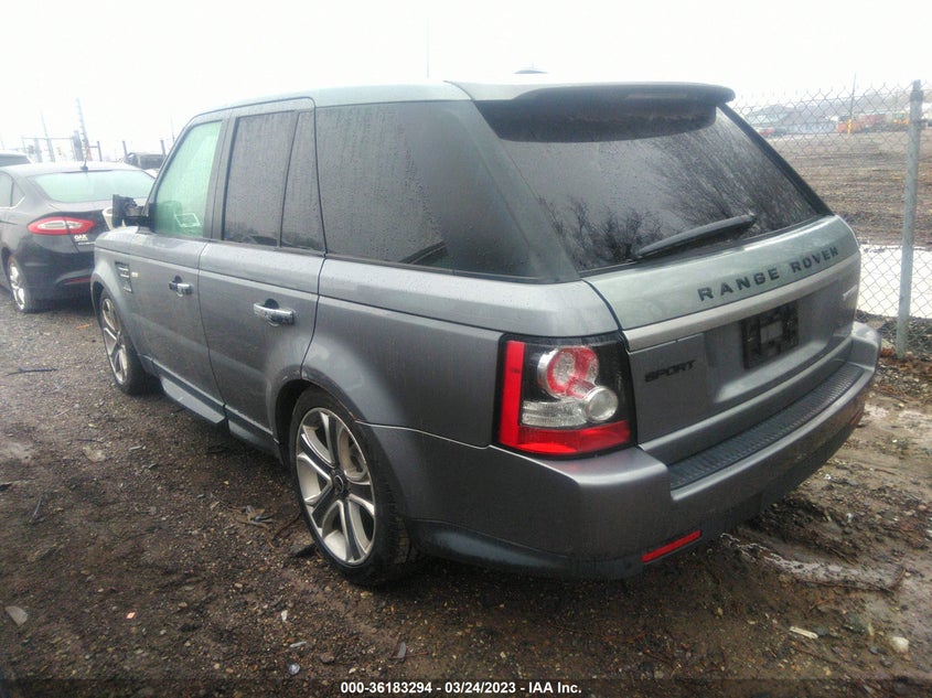 2012 LAND ROVER RANGE ROVER SPORT VIN: SALSK2D45CA726567