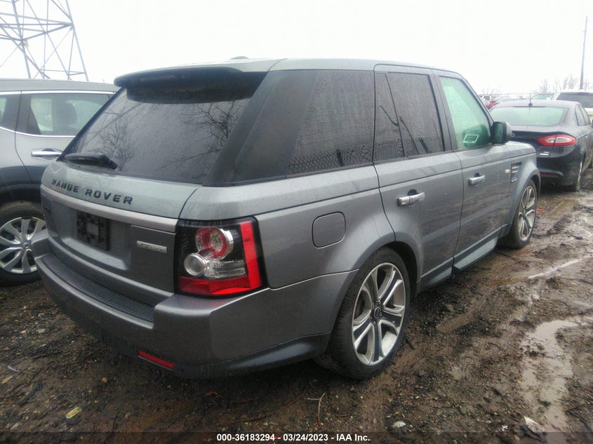 2012 LAND ROVER RANGE ROVER SPORT VIN: SALSK2D45CA726567
