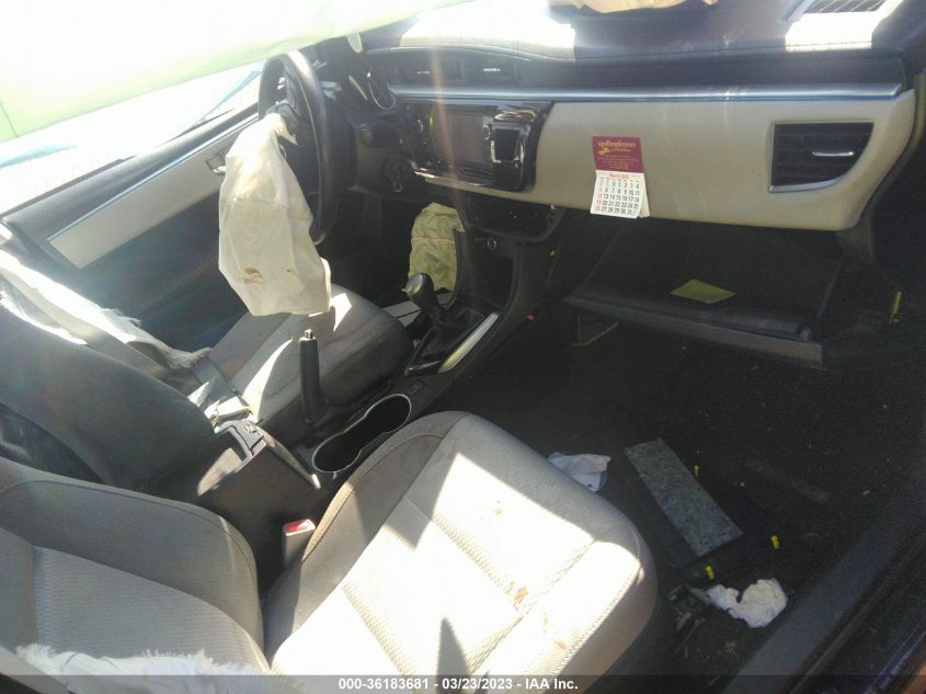 2016 TOYOTA COROLLA L/LE/S/S PLUS/LE PLUS - 2T1BURHE0GC623801