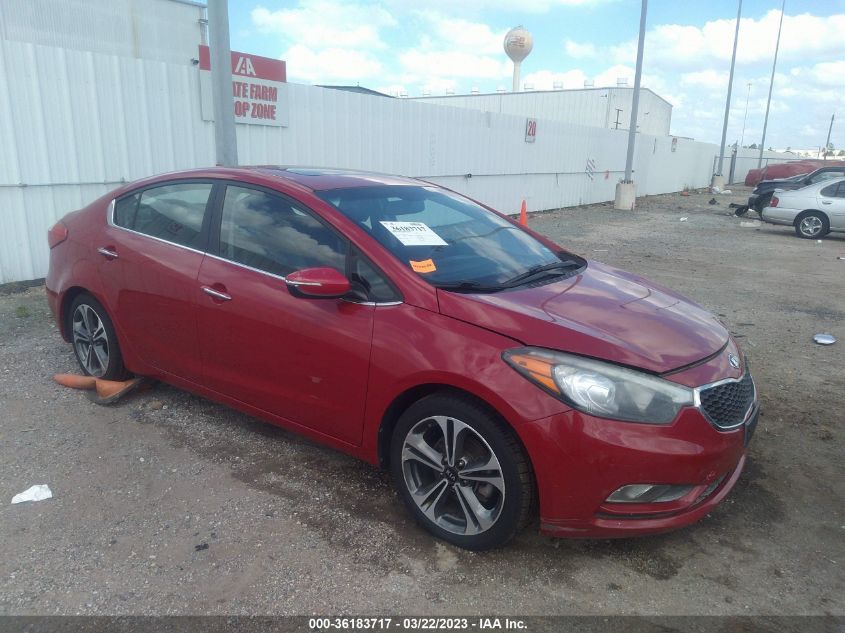 2014 KIA FORTE EX - KNAFZ4A89E5198807