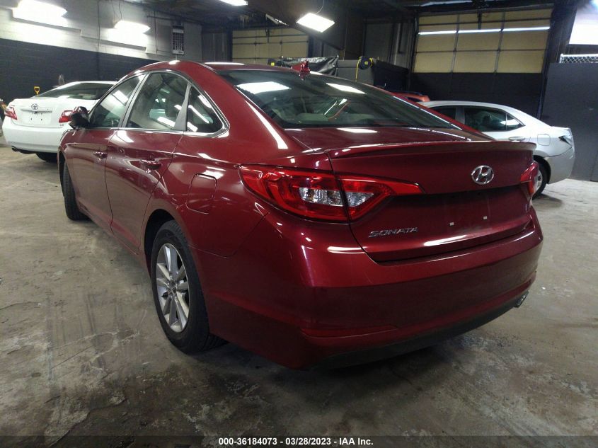 2015 HYUNDAI SONATA 2.4L SE - 5NPE24AF5FH014319