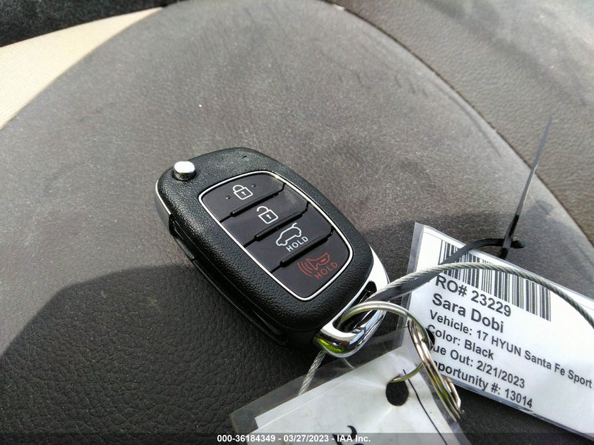 VIN 5NMZUDLB3HH034204 2017 HYUNDAI SANTA FE SPORT 2.4L