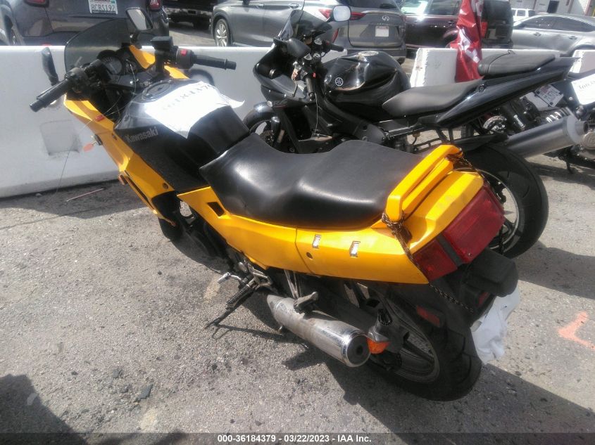 2007 KAWASAKI EX250 F JKAEXMF137DA41747