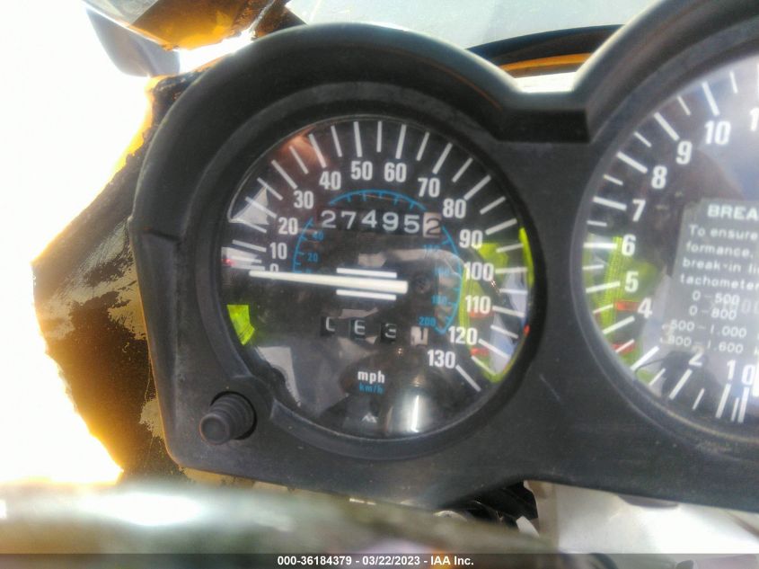 2007 KAWASAKI EX250 F JKAEXMF137DA41747