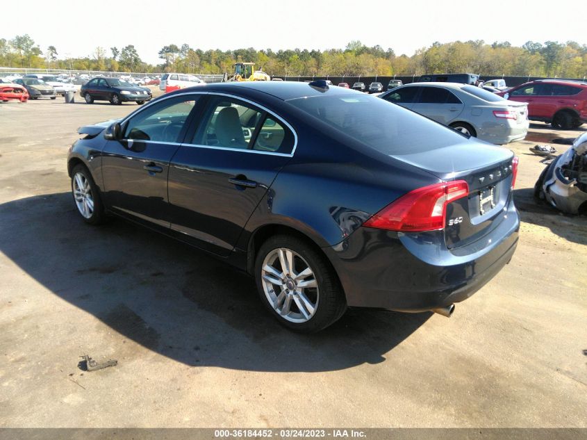 2013 VOLVO S60 T5 - YV1612FS6D2202020