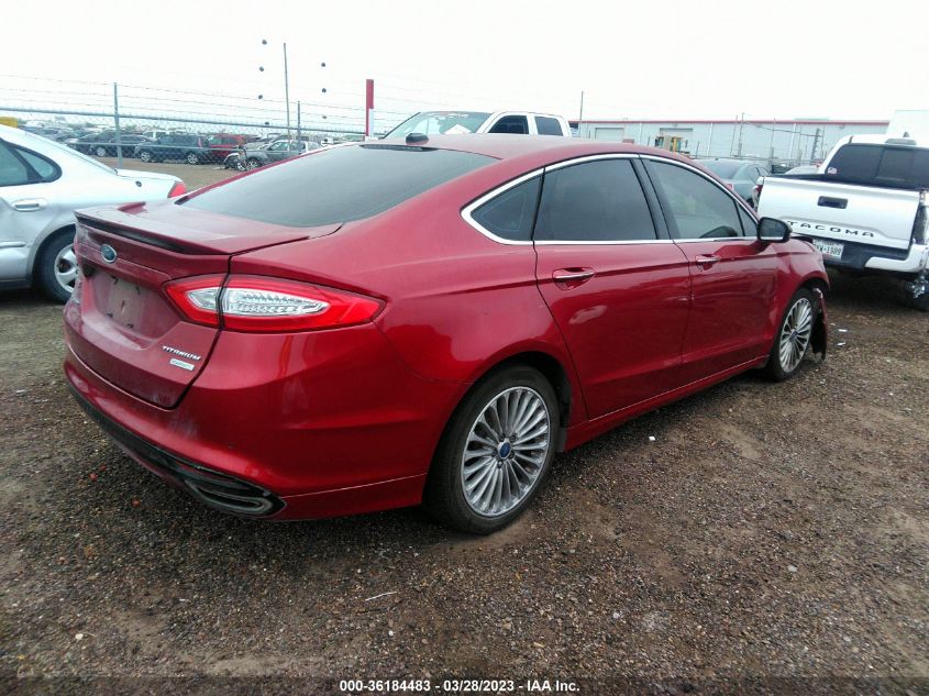 2016 FORD FUSION TITANIUM - 3FA6P0K91GR148840