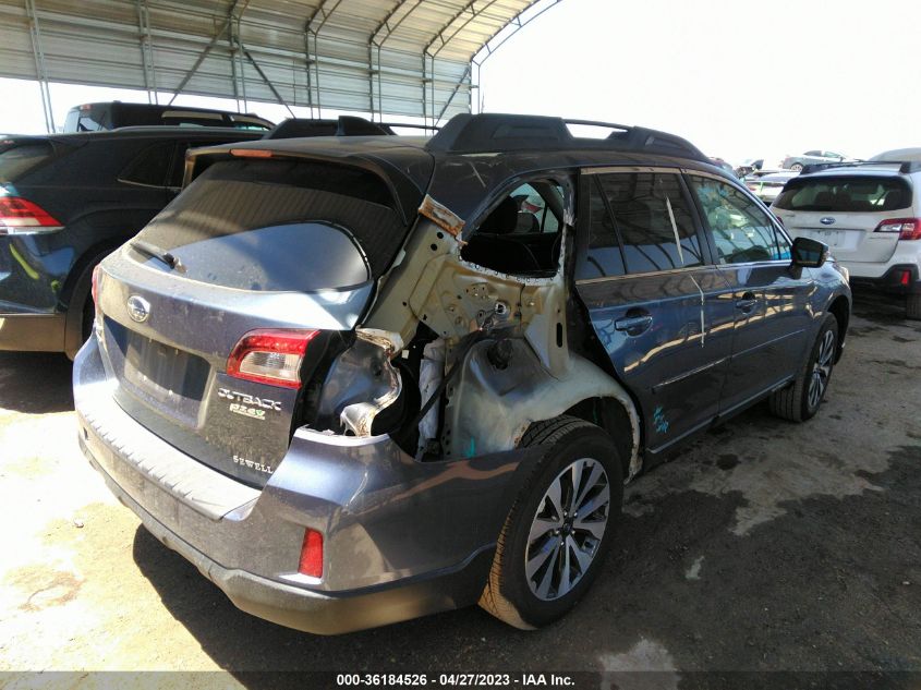 2016 SUBARU OUTBACK 2.5I LIMITED - 4S4BSALC0G3244833