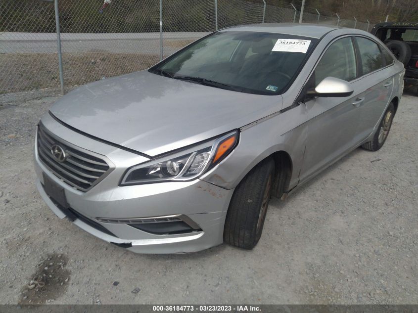 2015 HYUNDAI SONATA 2.4L SE - 5NPE24AF3FH071134