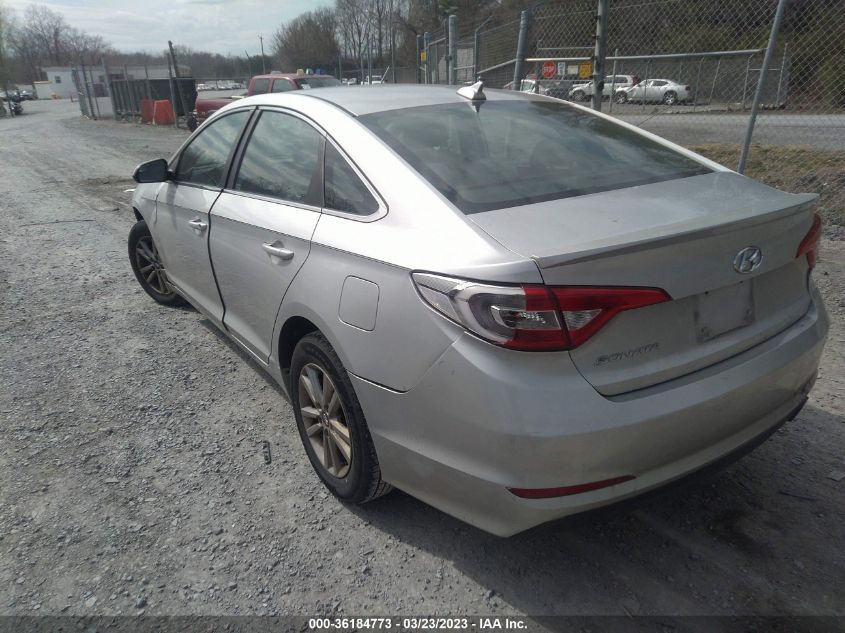 2015 HYUNDAI SONATA 2.4L SE - 5NPE24AF3FH071134