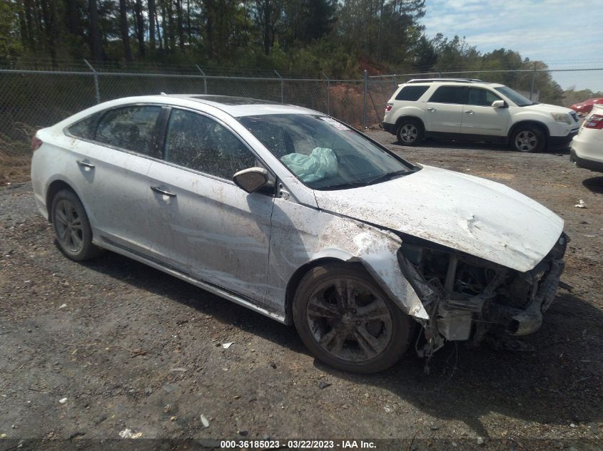 2018 HYUNDAI SONATA SPORT - 5NPE34AFXJH703715