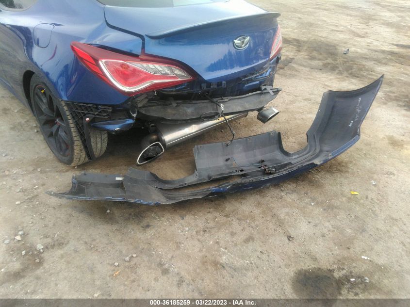2015 HYUNDAI GENESIS COUPE 3.8L BASE KMHHT6KJ8FU129961