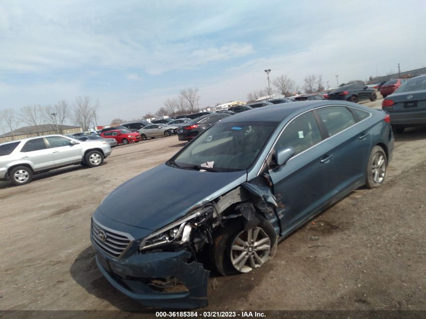 2015 HYUNDAI SONATA 2.4L SE - 5NPE24AF8FH062624