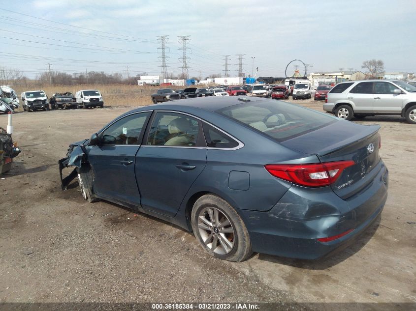 2015 HYUNDAI SONATA 2.4L SE - 5NPE24AF8FH062624