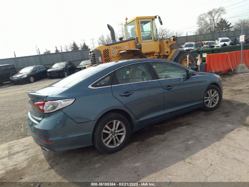 2015 HYUNDAI SONATA 2.4L SE - 5NPE24AF8FH062624