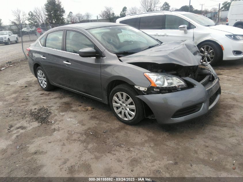 2015 NISSAN SENTRA S - 3N1AB7AP1FY285232