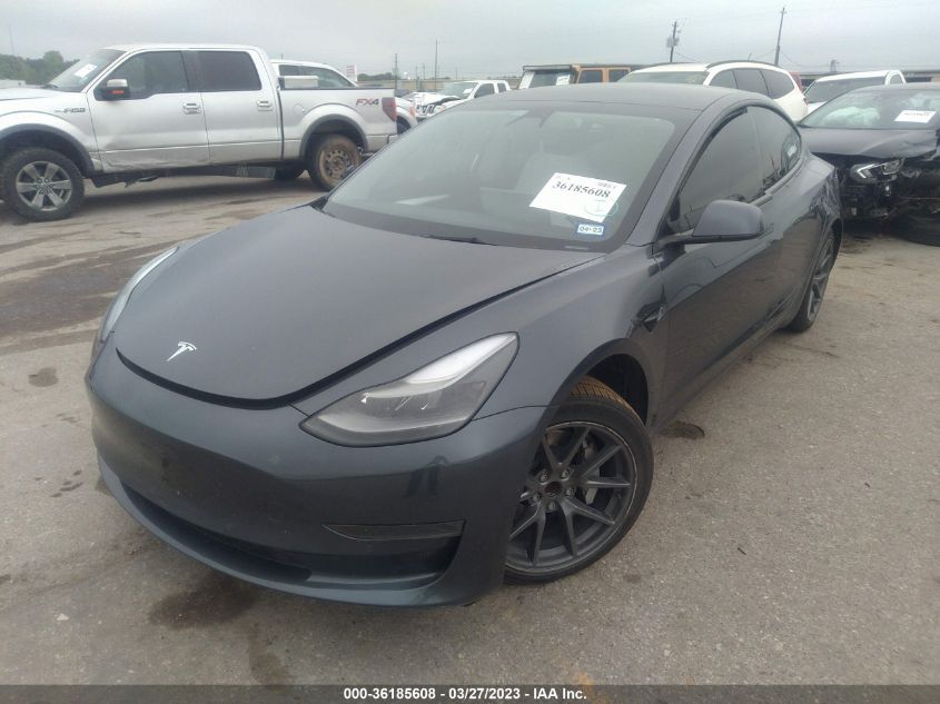 2022 TESLA MODEL 3 - 5YJ3E1EA0NF121545