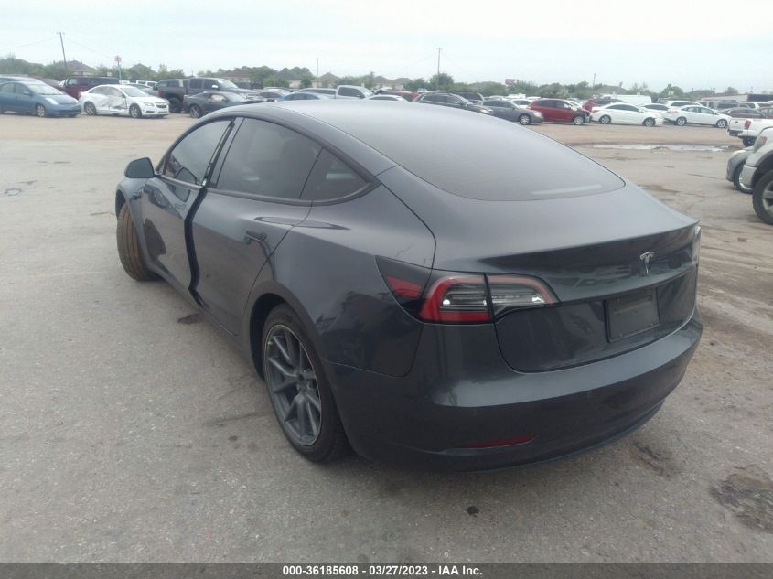 2022 TESLA MODEL 3 - 5YJ3E1EA0NF121545