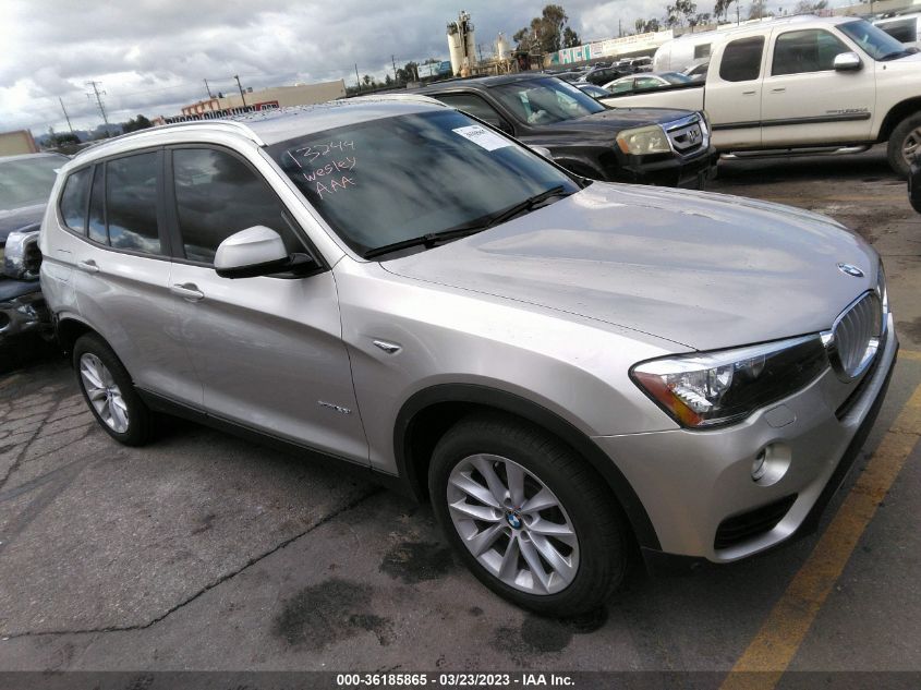 2017 BMW X3 XDRIVE28I - 5UXWX9C50H0T12671