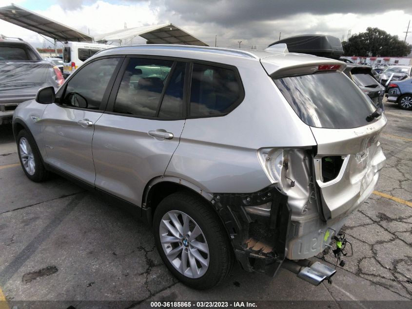 2017 BMW X3 XDRIVE28I - 5UXWX9C50H0T12671