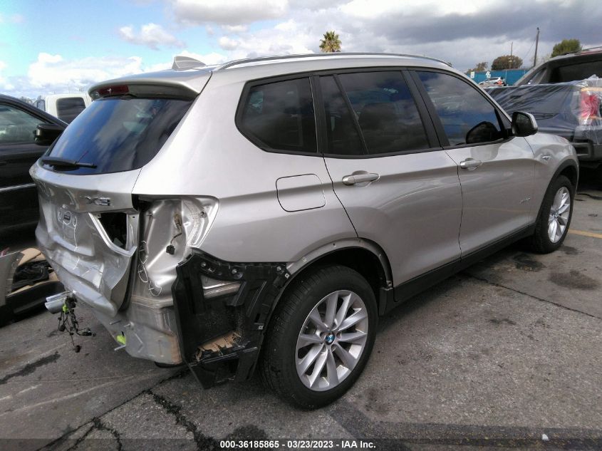 2017 BMW X3 XDRIVE28I - 5UXWX9C50H0T12671