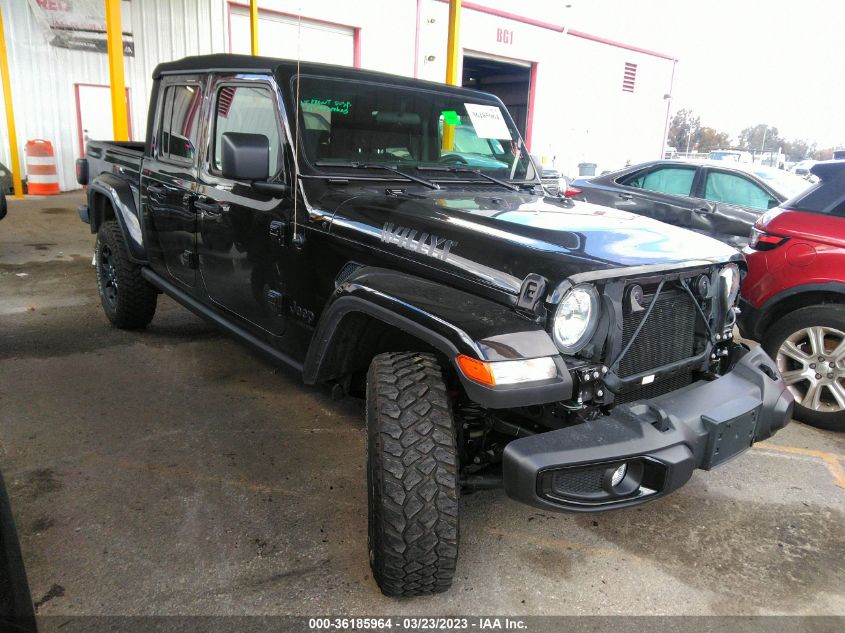 2022 JEEP GLADIATOR WILLYS - 1C6JJTAM7NL111467